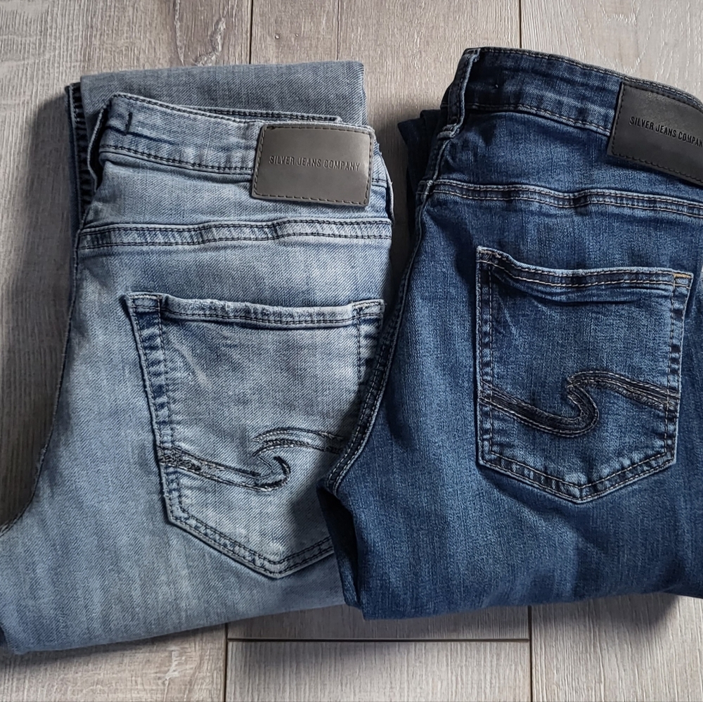 Men's Silver jeans